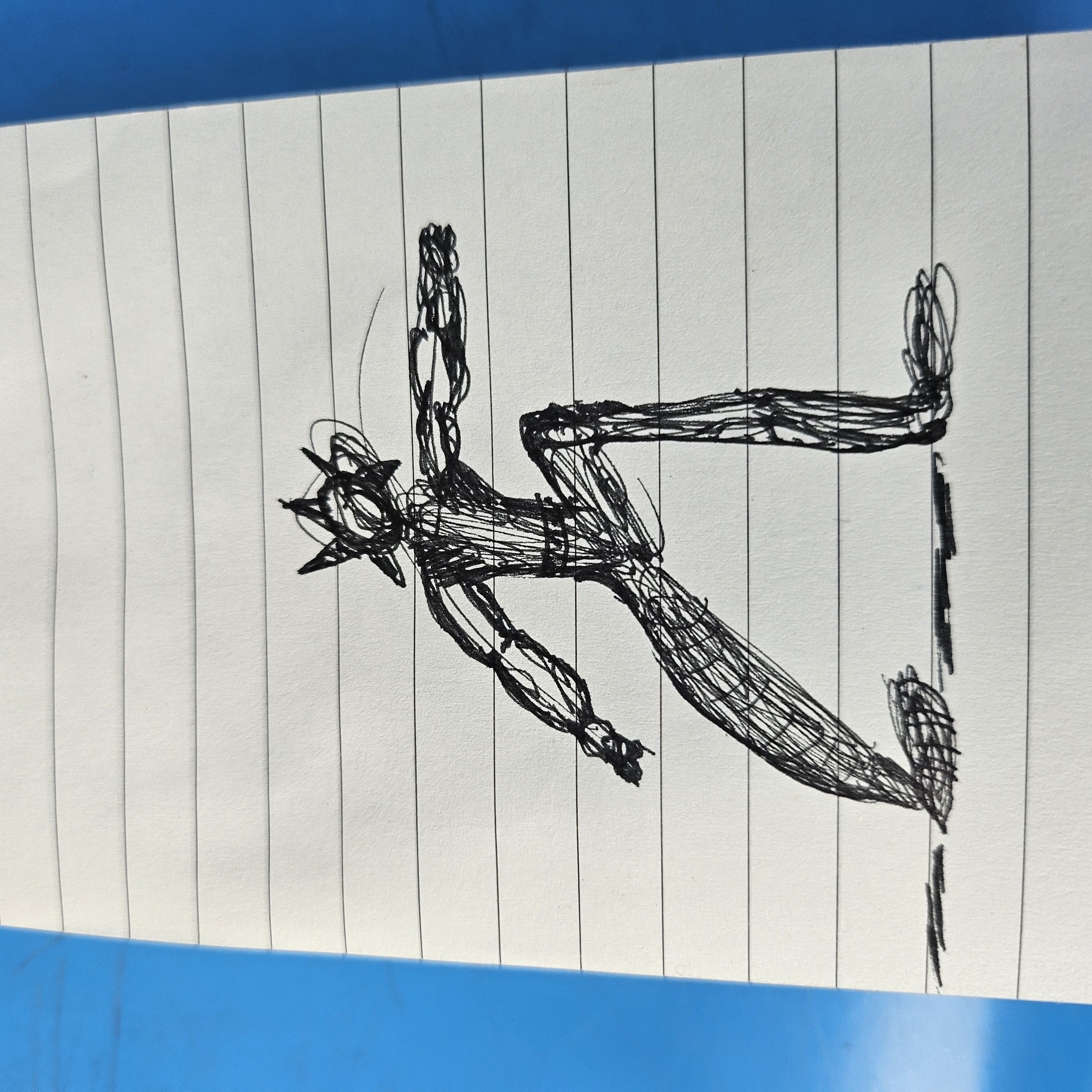 gestrue drawing practice of a character of mine